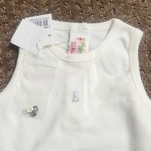 Bonpoint BABIES' ONESIE MILK WHITE